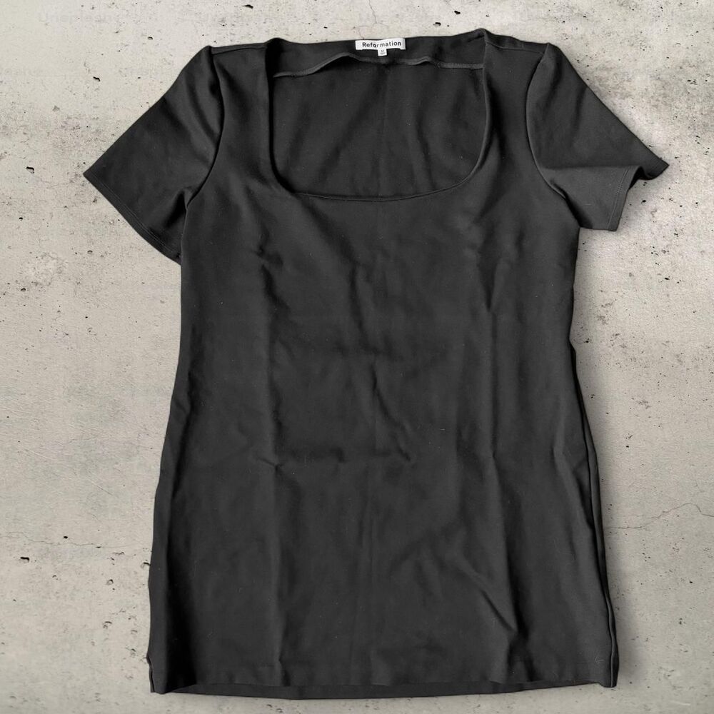 Reformation Women's Black Dress